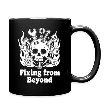 Fixing from Beyond - Full Colour Mug - black - Right