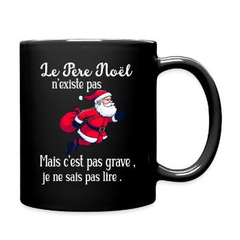 Le Père Noël n'existe pas T-shirt enfant - Mug uni - noir - Droite
