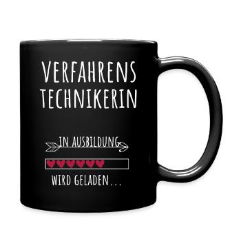 Verfahrenstechnikerin Studium Beruf Ausbildung - Tasse einfarbig - Schwarz - Rechts