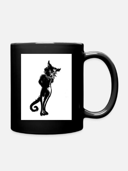 Stand up cats! - Full Colour Mug - black
