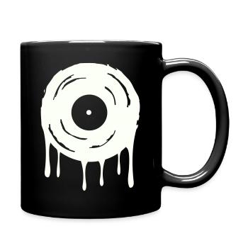 Record - Full Colour Mug - black - Right