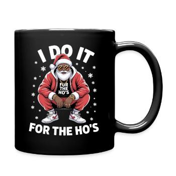 Je le fais pour les - Père Noël cool - Mug uni - noir - Droite