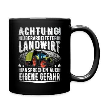 Cultivateur - Mug uni - noir - Droite