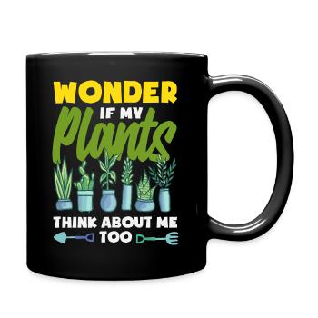 Garten- Und Pflanzenliebhaber Geschenke - Tasse einfarbig - Schwarz - Rechts