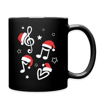Musique de Noël Musique de Noël - Mug uni - noir - Droite
