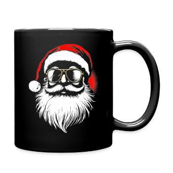 Père Noël cool, Père Noël, Père Noël - Mug uni - noir - Droite