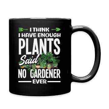 Cadeaux pour les jardins et les amoureux des plantes - Mug uni - noir - Droite