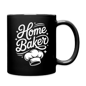 Home Baker – Küchenchef Design - Tasse einfarbig - Schwarz - Rechts