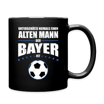Vieil homme qui est bavarois | Édition rétro vintage - Mug uni - noir - Droite