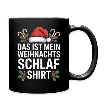 Chemise de nuit de Noël C’est à moi - Mug uni - noir - Droite