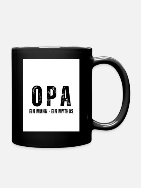GRAND-PÈRE Un Homme - Un Mythe - Mug uni - noir