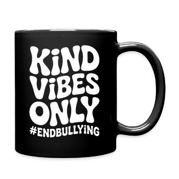 Kind Vibes Only - Full Colour Mug - black - Right