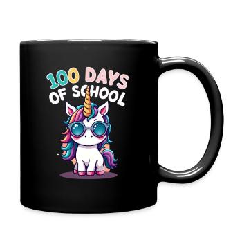 100th Day Of School 100 Day Of School Kids - Full Colour Mug - black - Right