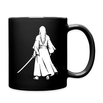 Anime Ronin Swordsman Back - Mug uni - noir - Droite