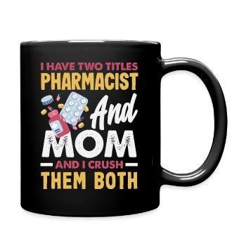 Apotheker Pharmazeutisch-technischer - Tasse einfarbig - Schwarz - Rechts