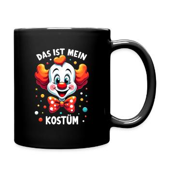 Déguisement de clown de carnaval Carnaval Carnaval - Mug uni - noir - Droite