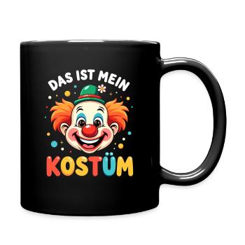 Déguisement de clown de carnaval Carnaval Carnaval - Mug uni - noir - Droite
