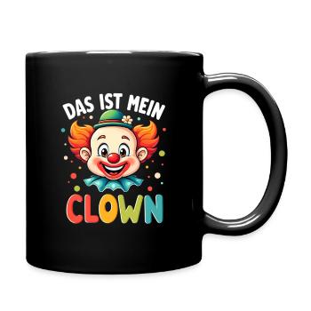 Déguisement de clown de carnaval Carnaval Carnaval - Mug uni - noir - Droite