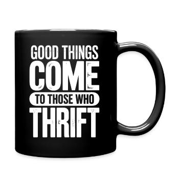Thrift Chic Good Things - Full Colour Mug - black - Right