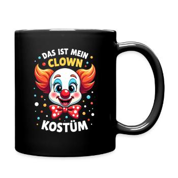 Déguisement de clown de carnaval Carnaval Carnaval - Mug uni - noir - Droite