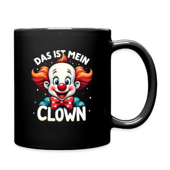 Carnival Clown Costume Carnival Carnival - Full Colour Mug - black - Right