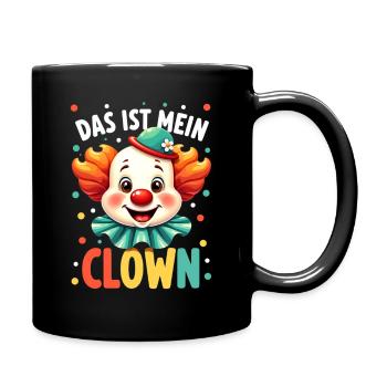 Carnival Clown Costume Carnival Carnival - Full Colour Mug - black - Right