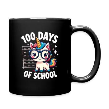 100th Day Of School 100 Day Of School Kids - Full Colour Mug - black - Right