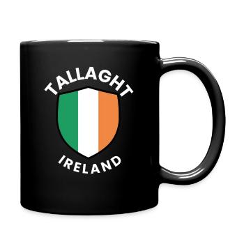 Bouclier de Tallaght Drapeau irlandais - Mug uni - noir - Droite