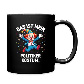 Carnival Costume Politician Carnival Carnival - Full Colour Mug - black - Right