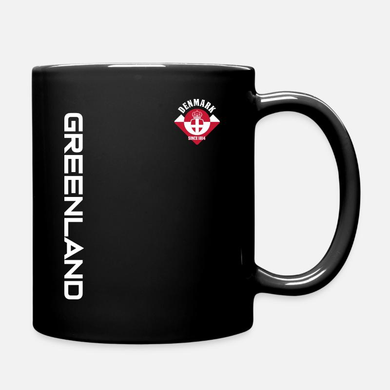 GRÖNLAND DÄNEMARK | SEIT 1814 - Tasse einfarbig - Schwarz