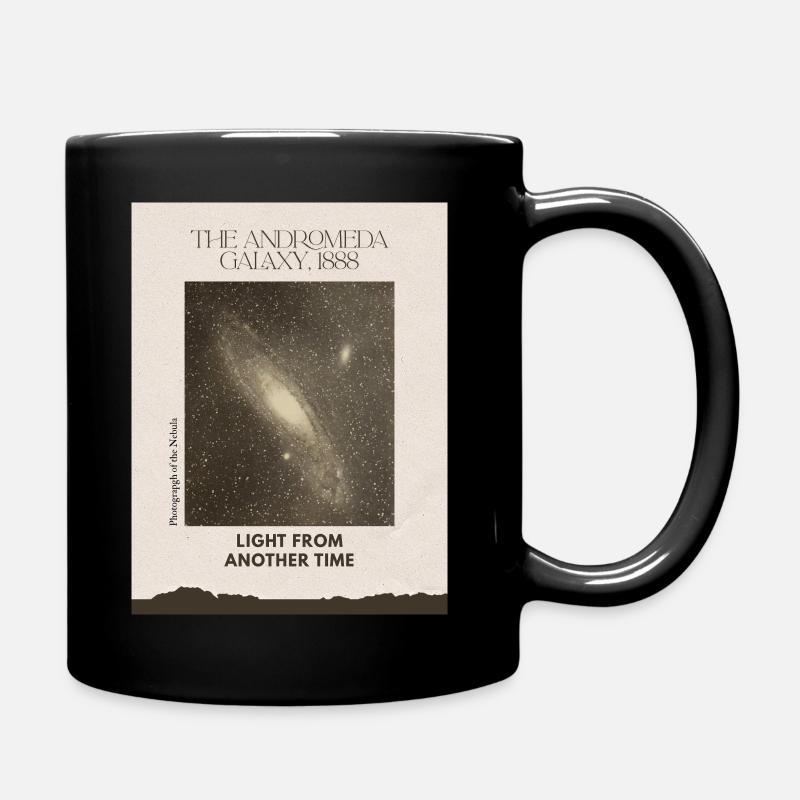 Andromeda Galaxy Vintage - Tasse einfarbig - Schwarz