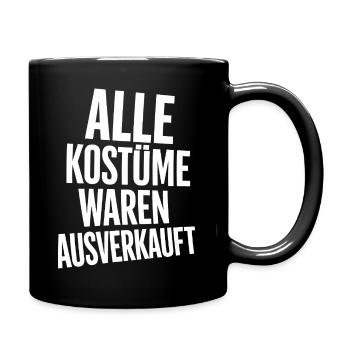 Carnival Costume Sold Out Gift Woman - Full Colour Mug - black - Right