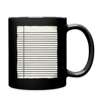 Costume en papier, Carnaval de costumes de groupe - Mug uni - noir - Droite