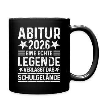 Abitur 2026 A legend leaves school grounds Abi - Full Colour Mug - black - Right