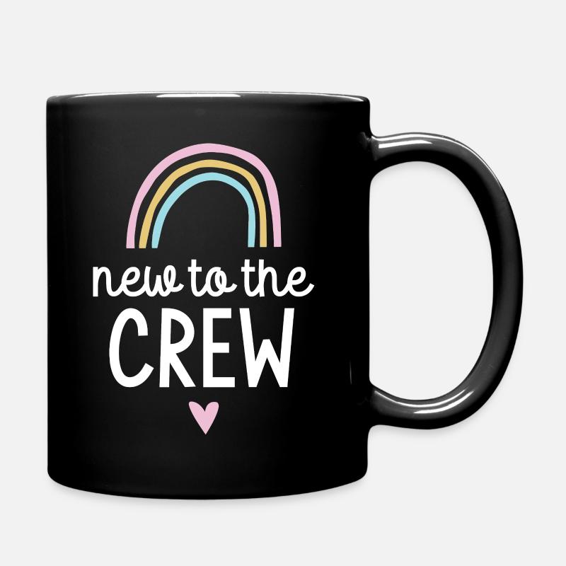 Nouvelle dans l’équipe : Cadeau de bébé 2026 : grossesse - Mug uni - noir
