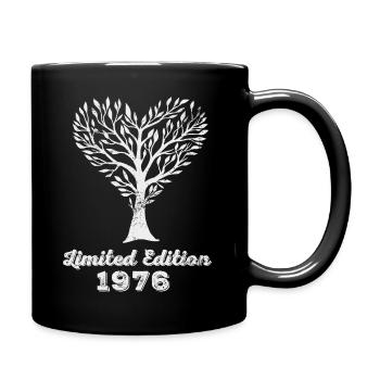 Millésime 1976 - Mug uni - noir - Droite