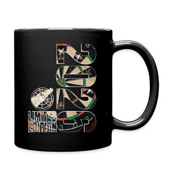 Fléchettes 2026, T-shirt édition limitée, sweat à capuche, tasse - Mug uni - noir - Droite