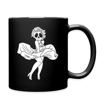 Fantôme de Marylin Monroe - Mug uni - noir - Droite