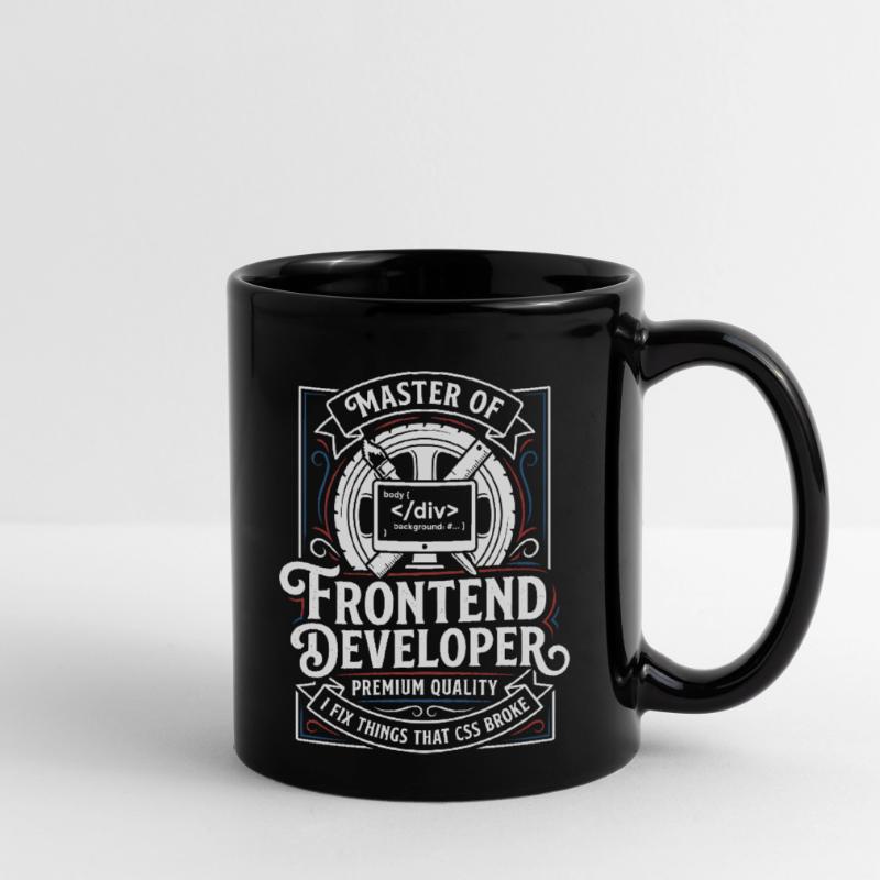Frontend Master: CSS HTML Art Full Colour Mug