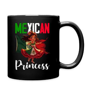 Fierté du Mexique & Maison Drapeau du Mexique - Mug uni - noir - Droite