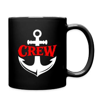 Anker Crew Symbol - Tasse einfarbig - Schwarz - Rechts