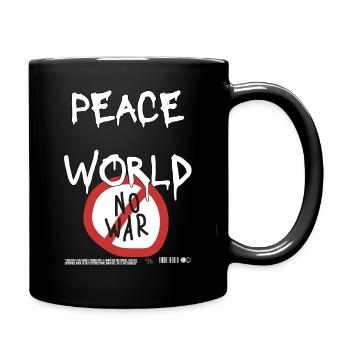 peace_in_the_world - Full Colour Mug - black - Right