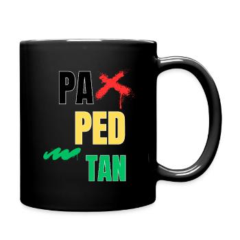 pa_ped_tan - Tasse einfarbig - Schwarz - Rechts