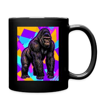 gorilla - Full Colour Mug - black - Right