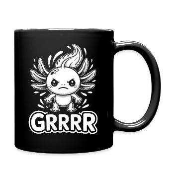Grump Axolotl - Mug uni - noir - Droite