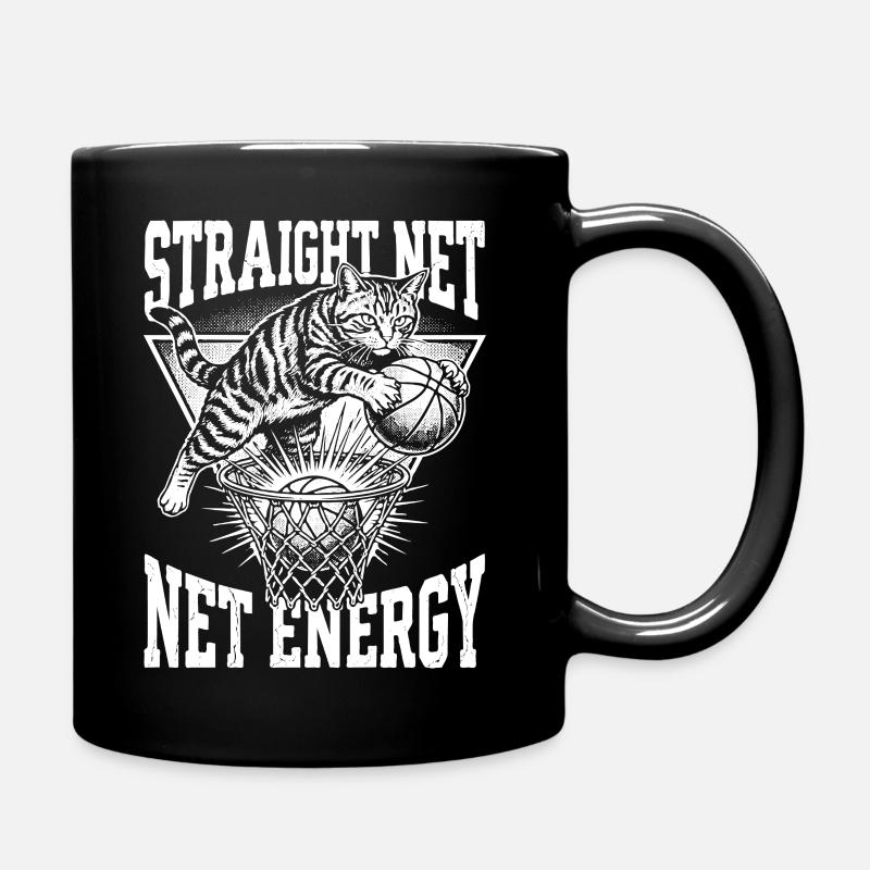 Direkte Wette auf Energiekatze - Tasse einfarbig - Schwarz