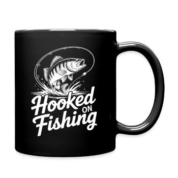 Accroché au saut de poisson - Mug uni - noir - Droite
