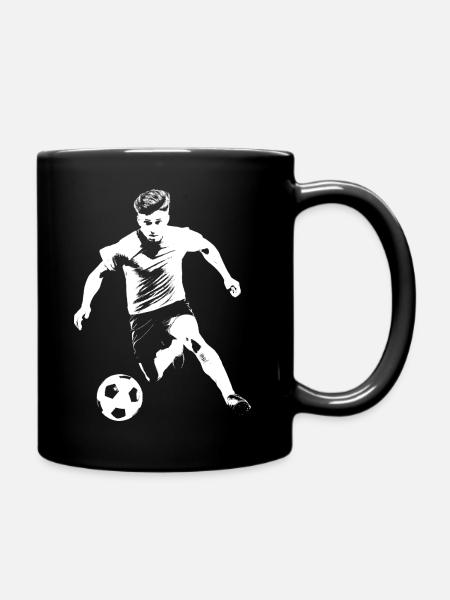 Footballeur - Mug uni - noir