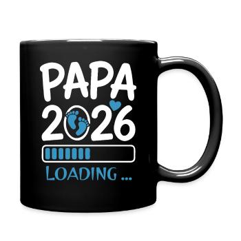Cadeau drôle Papa Papa 2026 - Mug uni - noir - Droite