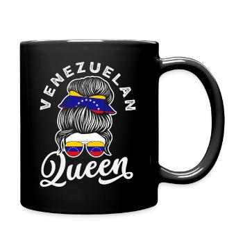 Venezuela Flagge Stolz & Heimat Venezuela - Tasse einfarbig - Schwarz - Rechts